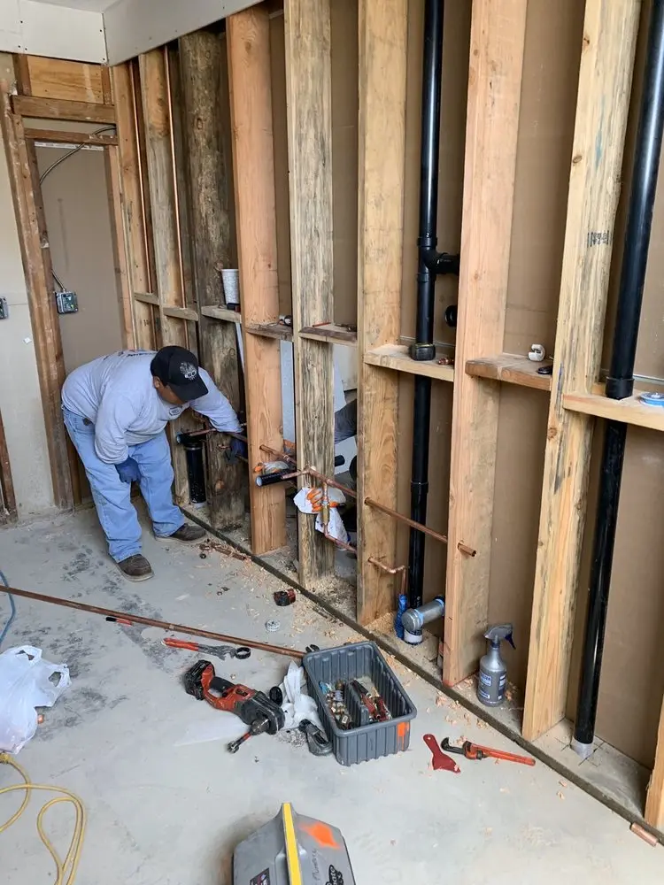 Commercial rough-in plumbing for Gas Line Repair in Elizabeth City